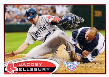 2012 Topps Opening Day #4 Jacoby Ellsbury Front