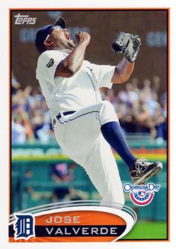 2012 Topps Opening Day #10 Jose Valverde Front