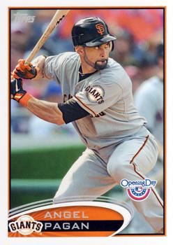2012 Topps Opening Day #43 Angel Pagan Front