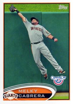 2012 Topps Opening Day #49 Melky Cabrera Front