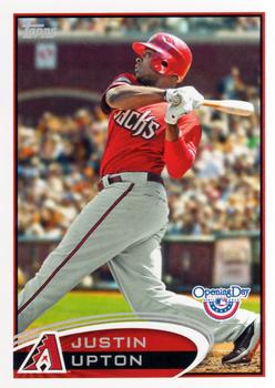 2012 Topps Opening Day #75 Justin Upton Front