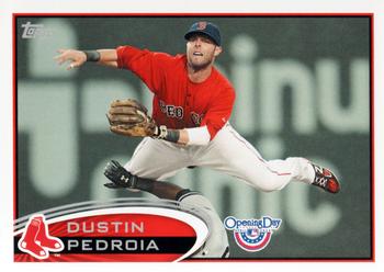 2012 Topps Opening Day #172 Dustin Pedroia Front
