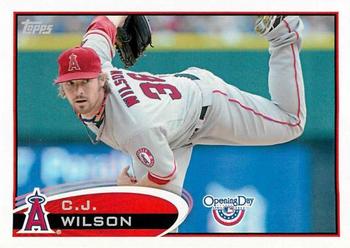 2012 Topps Opening Day #61 C.J. Wilson Front