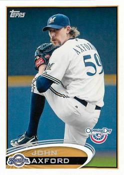 2012 Topps Opening Day #88 John Axford Front