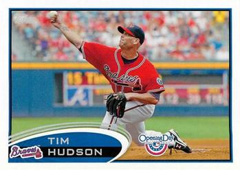 2012 Topps Opening Day #93 Tim Hudson Front