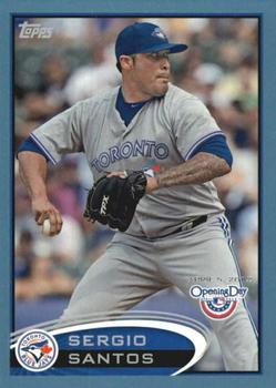 2012 Topps Opening Day - Blue #133 Sergio Santos Front