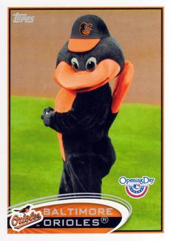 2012 Topps Opening Day - Mascots #M-2 Oriole Bird Front