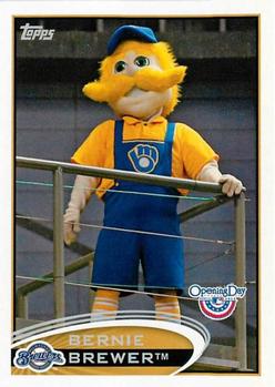 2012 Topps Opening Day - Mascots #M-1 Bernie Brewer Front