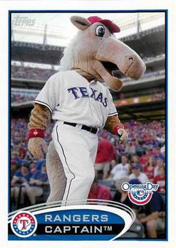 2012 Topps Opening Day - Mascots #M-9 Rangers Captain Front