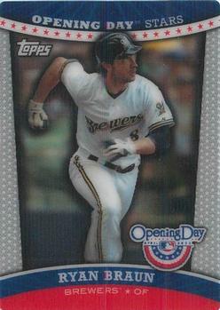 2012 Topps Opening Day - Opening Day Stars #ODS-1 Ryan Braun Front