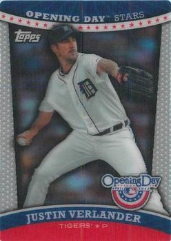 2012 Topps Opening Day - Opening Day Stars #ODS-7 Justin Verlander Front