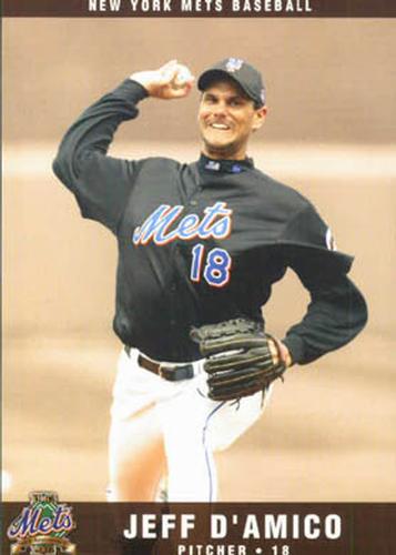 2002 New York Mets Marc S. Levine Photocards #7 Jeff D'Amico Front
