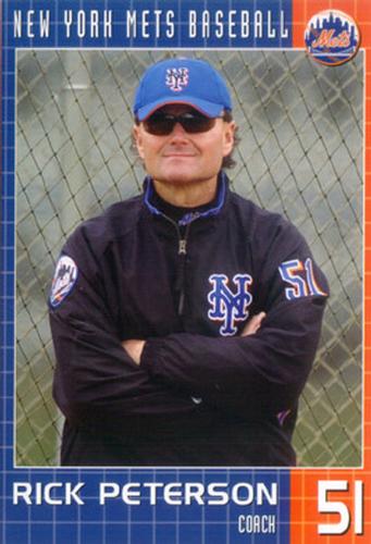 2004 New York Mets Marc S. Levine Photocards #NNO Rick Peterson Front