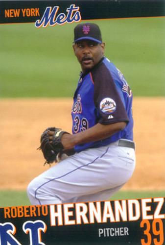 2005 New York Mets Marc S. Levine Photocards #NNO Roberto Hernandez Front