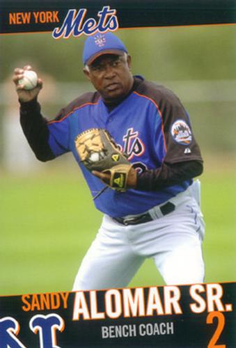 2005 New York Mets Marc S. Levine Photocards #NNO Sandy Alomar Sr. Front