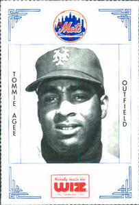 1991 The Wiz New York Mets #2 Tommie Agee Front