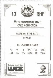 1991 The Wiz New York Mets #13 Bob Apodaca Back
