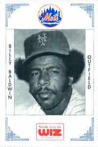 1991 The Wiz New York Mets #23 Billy Baldwin Front