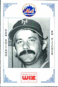 1991 The Wiz New York Mets #42 Danny Boitano Front