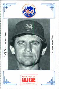 1991 The Wiz New York Mets #48 Larry Bowa Front