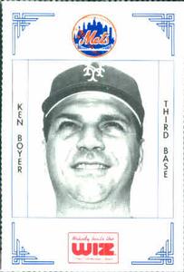 1991 The Wiz New York Mets #49 Ken Boyer Front