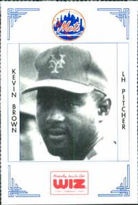 1991 The Wiz New York Mets #53 Kevin D. Brown Front