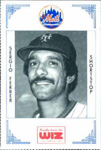 1991 The Wiz New York Mets #114 Sergio Ferrer Front