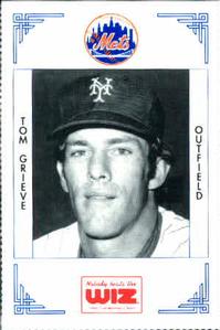 1991 The Wiz New York Mets #152 Tom Grieve Front
