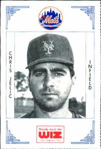 1991 The Wiz New York Mets #201 Chris Jelic Front