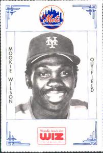 1991 The Wiz New York Mets #433 Mookie Wilson Front