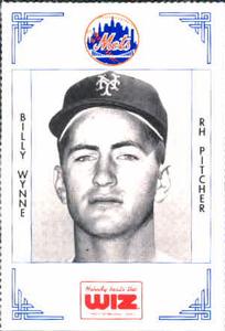 1991 The Wiz New York Mets #436 Billy Wynne Front