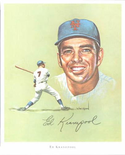 1969 Citgo New York Mets #NNO Ed Kranepool Front