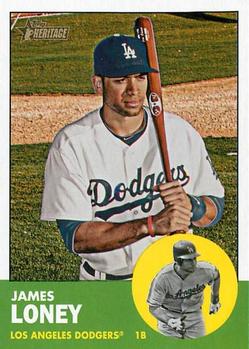 2012 Topps Heritage #105 James Loney Front