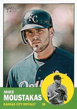 2012 Topps Heritage #17 Mike Moustakas Front