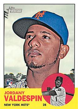 2012 Topps Heritage #H641 Jordany Valdespin Front