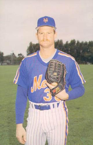 1987 Barry Colla New York Mets Postcards #3987 Tom McCarthy Front