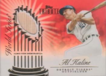 2012 Topps Tribute - World Series Swatches Red #WSS-AK Al Kaline Front