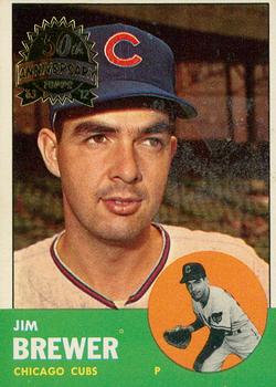2012 Topps Heritage - 50th Anniversary Buybacks #309 Jim Brewer Front