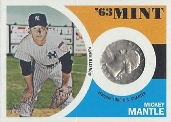 2012 Topps Heritage - 63 Mint #63MM Mickey Mantle Front