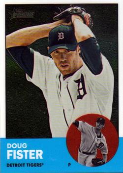2012 Topps Heritage - Chrome #HP55 Doug Fister Front