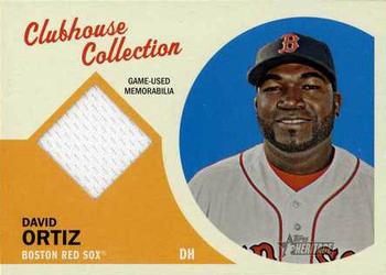 2012 Topps Heritage - Clubhouse Collection Relics #CCR-DO David Ortiz Front