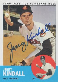 2012 Topps Heritage - Real One Autographs #ROA-JK Jerry Kindall Front