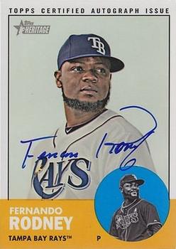 2012 Topps Heritage - Real One Autographs #ROA-FR Fernando Rodney Front