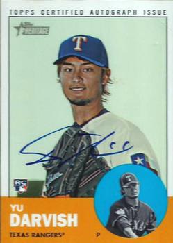 2012 Topps Heritage - Real One Autographs #ROA-YD Yu Darvish Front