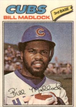 1977 Topps Cloth Stickers #25 Bill Madlock Front