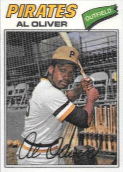 1977 Topps Cloth Stickers #34 Al Oliver Front