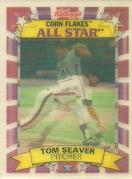 1992 Kellogg's Corn Flakes All-Stars #5 Tom Seaver Front