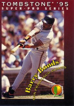 1995 Tombstone Pizza Super-Pro Series #20 Barry Bonds Front