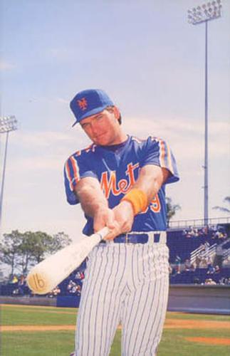 1988 Barry Colla New York Mets Postcards #3288 Phil Lombardi Front