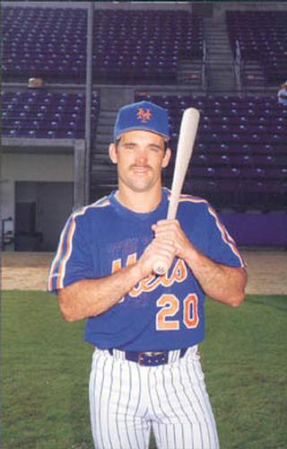 1989 Barry Colla New York Mets Postcards #1189 Howard Johnson Front